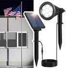 Solar Outdoor For Flag Pole, Bright 7-LED With Sepa New. Price: $32.67.