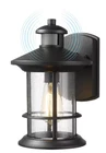Jazava Black Dusk To Dawn Motion Sensing Outdoor Wall Lantern Light Sconce New. Price: $89.99.