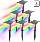 Linkind Solar Lights Outdoor Waterproof IP67, Starray Rgb Spot 6PCS Open. Price: $54.99.