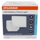 Sylvania Motion-sensing Battery Led White Security Floodlight New. Price: $45.86.