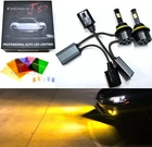 Led Kit F15 140W 9004 HB1 3000K Yellow Two Bulbs Headlight Fan Bright Upgrade Oe New. Price: $52.70.