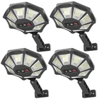 Okpro Solar Lights Outdoor, 168LED 6500K Flood Dusk 4PCS, Black New. Price: $157.27.