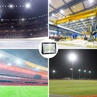 Solla HT-001 600W Led Stadium Flood Light, 3300W Equivalent, 48000LM 6000K Used. Price: $150.16.