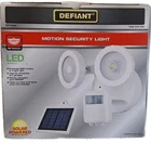 Defiant Led Solar Motion Security Light 500 Lumens No Wiring Required White 180 Open. Price: $27.83.
