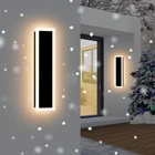 Xbuyee 2-PACK 18IN Modern Outdoor Wall Led Long Lighting Fixture New. Price: $170.61.