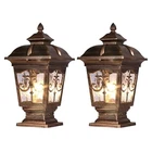 2 Pack Outdoor Post Light, Bronze Lamp Fixture, Antique Street Lights Fo... New. Price: $184.79.