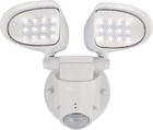 6364200 Two-light 18 Watt Led Outdoor Security Wall With Motion Sensor, Wh New. Price: $139.99.