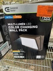 Commercial Electric WP80CE/1 Multi-lumen Led Color Changing Wall Pack Slim New. Price: $28.95.