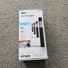 New Feit Electric Color Path Lights 4 Pack Works W/ Alexa Google Home Open. Price: $71.20.