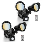 Alusso Led Motion Sensor Security Lights 25W 2000LM, Dimmable 3000K-6500K Cct Ip New. Price: $80.99.