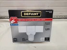 New! Defiant Motion Activated Outdoor Integrated Led Triple Head Flood Light. Price: $28.90.