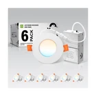 Asd Pack 3 Inch Led Recessed Light 6W, Cct 2700K-5000K CRI9... Fast Usa Ship New. Price: $62.97.