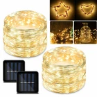 2PACK Solar Powered Led String Lights Waterproof Copper Wire Twinkle New. Price: $16.16.
