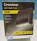 Eaton Crosstour Led Wall Pack 26W Carbon Bronze Finish #XTOR3B - New Box. Price: $149.99.