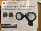 3-IN-1 Wired Floodlight, Charger And Mount For Blink Outdoor & XT2 Camera New. Price: $25.00.