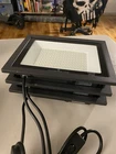 Glorious-lite 100W IP66 Waterproof Led Flood Light Model Zstgd 3 Set Open- Great Used. Price: $50.00.