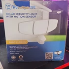 Westinghouse Solar Led Security Light Motion Sensor 2000 Lumens IP65 White Open. Price: $18.25.
