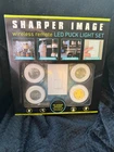 Sharper Image Wireless Remote Led Puck Set 4 Wall Switch New. Price: $24.99.