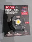 New Icon LWR2100 Lumens Floodlight Rechargable Magnetic 360 Rotating Head. Price: $48.00.