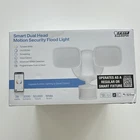 Feit Electric Smart Dual Head Motion Security Flood Light Led 2000LM 28W White New. Price: $27.00.