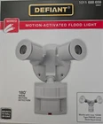 Defiant Par 180 Adjustable Gray 2-HEAD Motion Weather Resistant Security Light New. Price: $25.00.