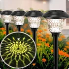 8 Pack Solar Pathway Lights White+color Changing Stainless Steel 3 Mode Outdoor New. Price: $98.43.