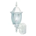 Heath Zenith HZ-4192-WH 100W Motion Coach Outdoor Wall Lantern White New. Price: $42.53.