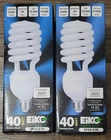 Eiko SP42/41K 40W 120V 4100K, 2600 Lumens, Medium Base, Cfl Bulbs Lot Of New. Price: $16.99.