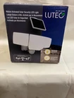 Lutec Motion Activated Solar Security Led Light 3000 Lumens Open. Price: $28.00.