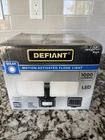 Defiant Solar Motion-activated Led Flood Light 1000 Lumens Black Outdoor Open. Price: $19.95.