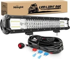 Nilight Led Bar 20INCH 288W Flood Spot Combo 28800LM Off Road New. Price: $42.99.