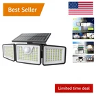 All-weather 2500LM Solar Security Lights 3-HEAD Outdoor Motion Sensor Lighting New. Price: $33.99.