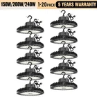 1-20 Pack 150W 200W 240W Led Ufo High Bay Light Warehouse Garage Shop Lamp 5000K New. Price: $54.40.