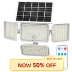 Sansi 4 Heads Solar Light Outdoor Motion Sensor Security 10W 301LEDS Remote New. Price: $21.99.