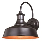 Vaxcel Dorado Dualux 12' Outdoor Wall Light, Dark Bronze/light Gold - T0387 New. Price: $189.99.