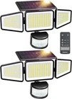 Ensenior Solar Motion Lights Outdoor, 228 Led Security With Remote New. Price: $47.98.