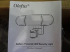 Olafus Battery Operated Led Flood Light Outdoor 3LBG10N New. Price: $35.00.