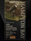 Niob Hampton Bay Led Color Changing Flood Light, Black Finish Metal Construction New. Price: $21.99.