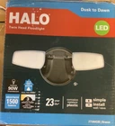 Halo Bronze Outdoor Led Dusk To Dawn Flood Light W/selectable Color Temperature Open. Price: $38.00.