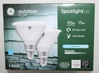 Ge Outdoor 90W Equiv 15W Led Flood Bulbs PAR38 Medium Base Wet Daylight 2-PACK New. Price: $8.95.
