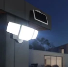 Lutec Motion Activated Solar Security Led Light 3000 Lumens Open. Price: $27.99.