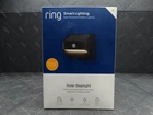 Ring Smart Lighting Solar Black Motion Activated Integrated Led Deck Step Open. Price: $28.99.