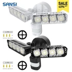 Sansi Motion Sensor Led Security 7000LM 54W Energy Efficient Floodlight New. Price: $47.96.