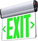 Led Edge-lit Emergency Exit Sign With Battery Backup Ul Listed, Green Light New. Price: $90.99.