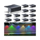 Lianglome 12PK Solar Fence Lights Outdoor Waterproof Led - Warm White & Rgb 6 New. Price: $100.93.