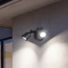 Multi Color-temp 2-LIGHT Led Double Flood In Matte Black New. Price: $52.00.