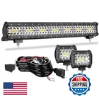 Led Light Bar Terrain Vision Inch 420W Triple Row Flood Spot Combo Beam Off New. Price: $57.06.