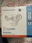 Lithonia Lighting White Motion Activated Outdoor Integrated Led Flood New. Price: $38.00.