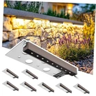 Eben 7 Inch Retaining Wall Lights 8 Pack , 5W Led Hardscape Lighting 12V New. Price: $151.84.