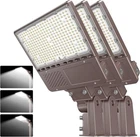 3 Pack 150W Led Parking Lot Light With Photocell, Commercial Shoebox Pole New. Price: $307.66.